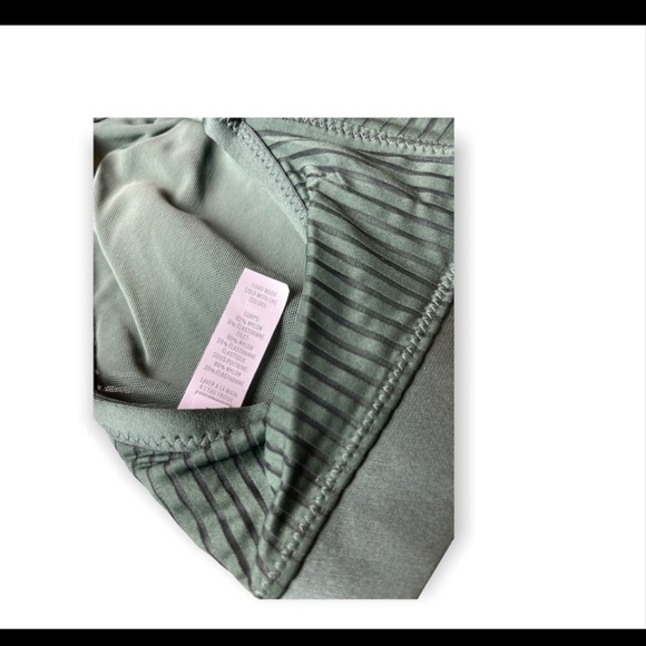 Aerie Green Striped Bra - Picture 3 of 4